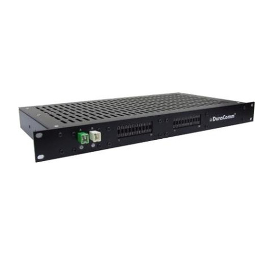 DURACOMM DP-20ATC-2JC-48 Power Distribution Panel.20 Positions.75A Max per 10-fuse Block.1U Height.40-60 Vdc Input.15A Max per Position