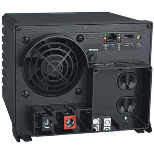 TRIPP PV1250FC LITE Power Supply Inverter.Converts 12 VDC to 120 Vac.1250 Watts Continuous.2 AC Outlets