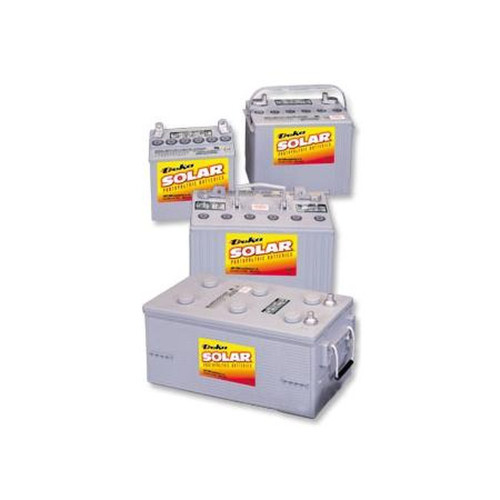 DEKA 8G4D Gel 12VDC 210 Amp-Hour 100hr Rate Gelled Electrolyte Battery.Sealed Valve Reg, 5/16" Threaded Posts Operating temp.-22F to +122F