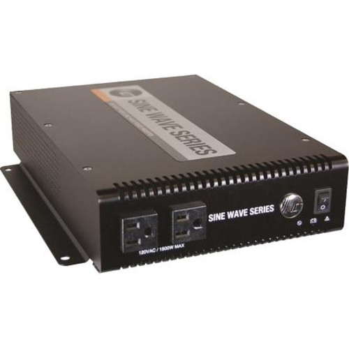ICT ICT1500-12SWTC 1500W Pure Sine Wave Inverter, 12VDC Input, 115VAC Output, 93% Peak Efficiency, Tcp/ip Ethernet Relay, Transfer Relay, 19" Rack, DC