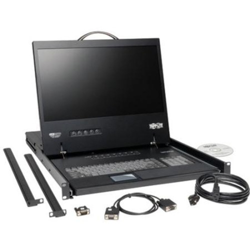 16-Port B040-016-19 1U Rack-Mount Console KVM Switch, 19" LCD