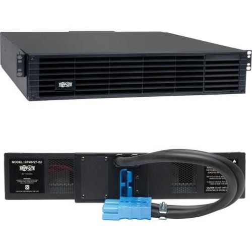 TRIPP BP48V27-2US LITE 2U External 48V Rack/tower Battery Pack for Select UPS Systems.Connects to UPS with Attached Cable with 2-point DC Connector