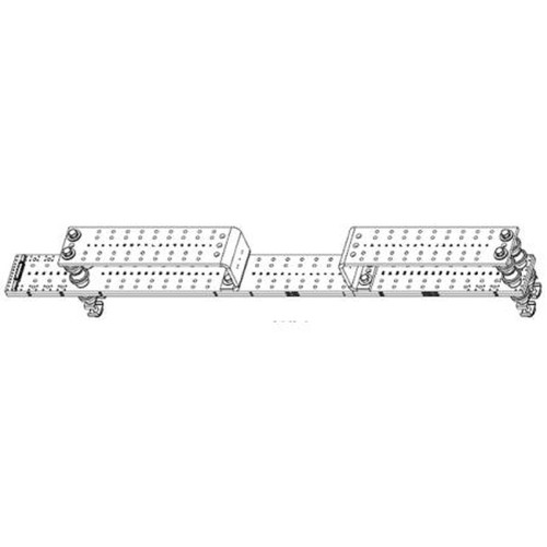 GE 105579163 CRITICAL POWER 5200A Ground Bar Arranged for Mounting on Auxiliary Framing, or 20 or 25 Inch Ladder-Type Cable Rack