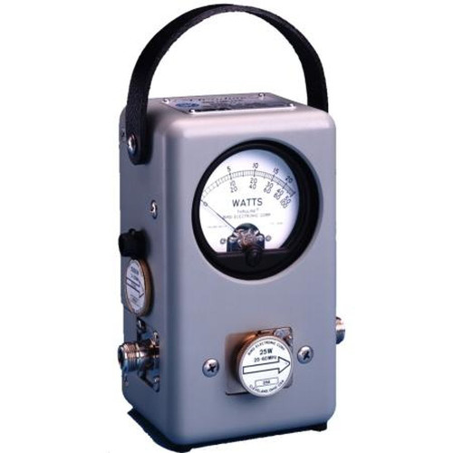 BIRD 43 Thruline RF Directional Wattmeter.450 KHz-2700 Mhz, 0.1-10,000 Watts.N Female Connectors.Requires Elements.ORDER WITH 20543 TO REPLACE