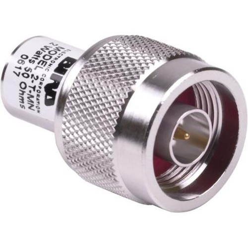 BIRD 2-T-MN Termaline RF Coaxial Load Resistor, 2 Watts, N/male Connector