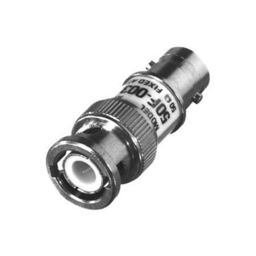 RF RFA-4051 INDUSTRIES 1 Watt 6 Db Attenuator.BNC Male/bnc Female Connectors
