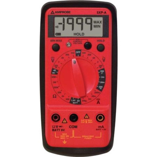 METERMAN 5XP-A 5XP.Compact DMM W/non-Contact Voltage Detector.Designed for Field Service, Auto, Education and Residential Customers.Includes Test