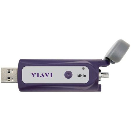 JDSU MP-60A USB Optical Power Meter with Software, 2.5mm and 1.25mm Interfaces, 30" USB Extender, Carrying Pouch