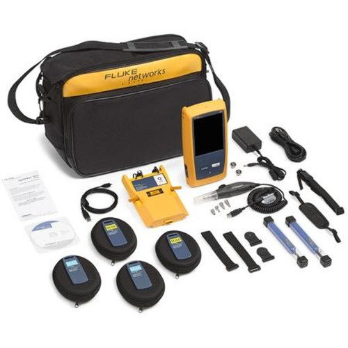 FLUKE OFP2-100-QI NETWORKS OPTIFIBER PRO QUAD OTDR V2, W/inspection & WIFI