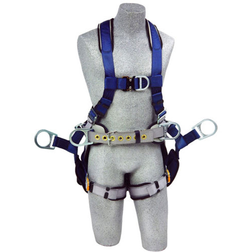 DBI Sala ExoFit Tower Harness Ex Sm QC Straps 6 D-Rings Sling Seat