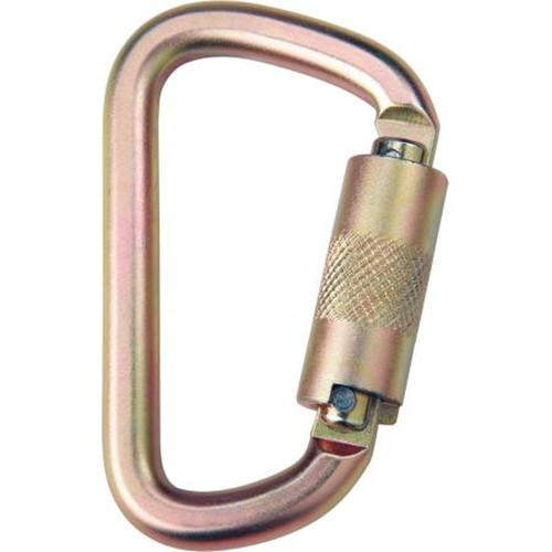Dbi/sala 2000112 Self Closing/locking Steel Carabiner.3/4" Gate Opening.Self Closing/self-Locking Gate.Meets ANSI 3600 Lb Gate Specs