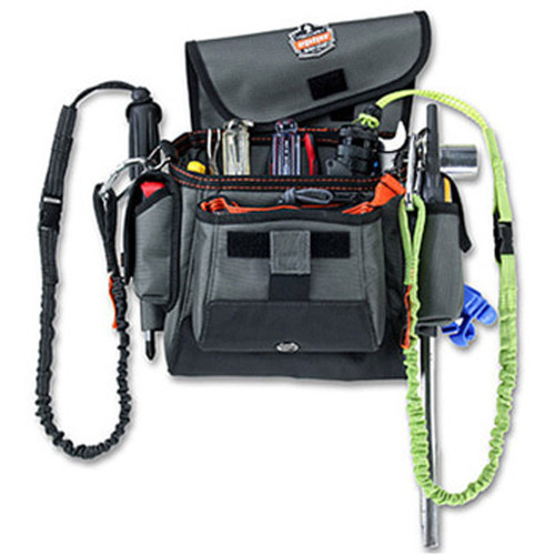 Ergodyne Arsenal 5518 19 Pocket Aerial Tool Pouch w/ Storm Drains