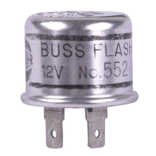BUSSMAN- 552 Heavy Duty Flasher Control.2 Terminals.Model.Made in USA 12 Volt