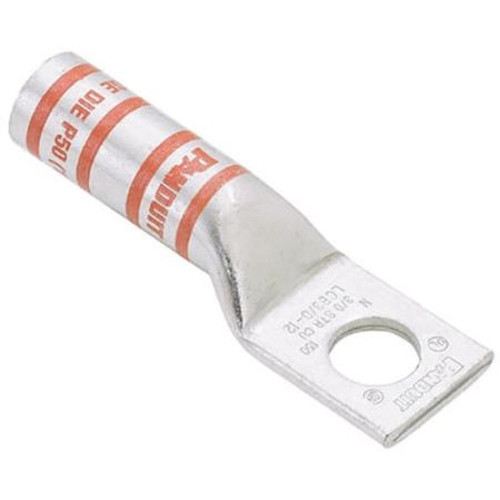 PANDUIT LCB8-14-L One-Hole, Long Barrel Lug, #8 AWG Wire, 1/4" Stud Hole