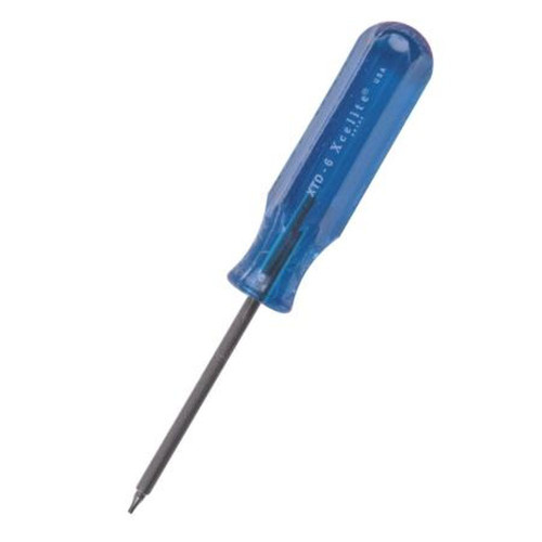 XCELITE XTD6N 3/16 X 3" Torx(r) Head Screwdriver.Total Length 6 5/8".Size T-6