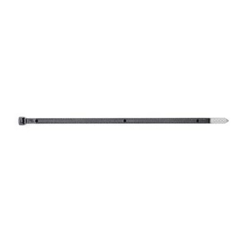 THOMAS TT-11-30-0-L AND BETTS 11" Twisttail Cable Tie 30 Lb, Outdoor Uvblack
