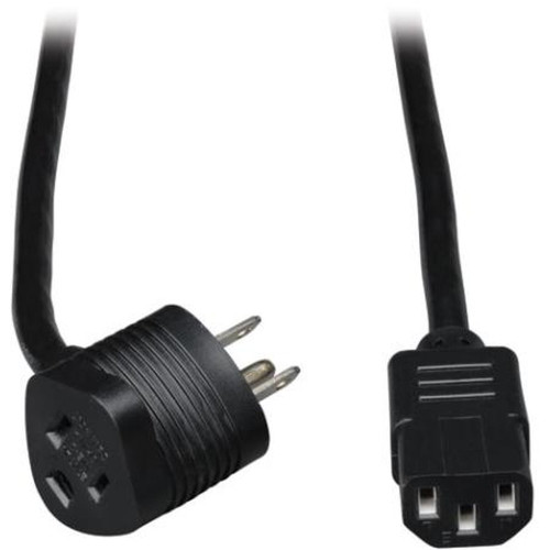 TRIPP P006-006-515MF LITE 6' Piggyback Power Cord, 5-15P/R to C13 16AWG 13A