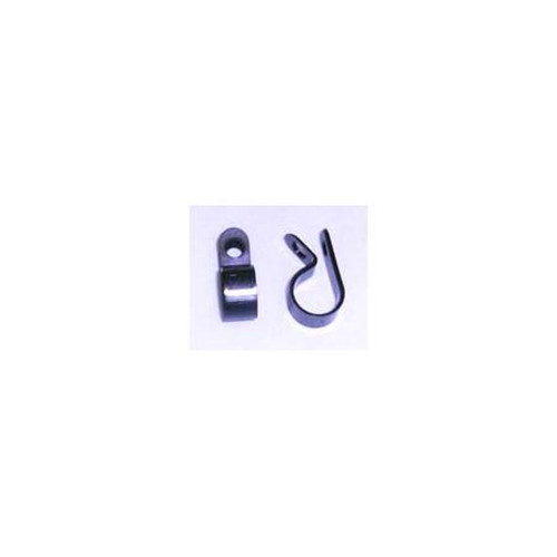 HAINES 35662 PRODUCTS 1/4" Nylon Cable Clamp Used to Secure Wire in Automotive and Electrical Applications.Screw Mounting.Black.100 per Package