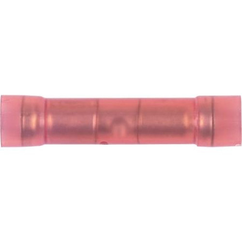 3M 3M61-NBM-A-25 22-18 Gauge Moisture Weather Proof Butt Connector.Moisture Resistant , Nylon Insulated with Insulation Grip.Red in Color.25 Pack