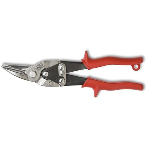 WISS M1R 9-3/4" Compound Action Snips, Cuts Straight to Left