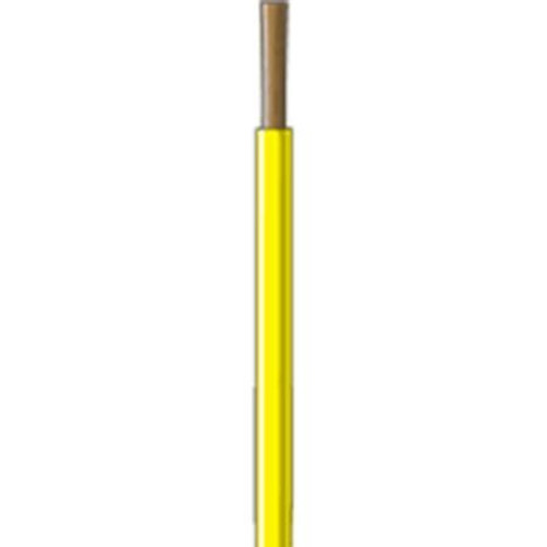 HAINES SPW12-100-YW PRODUCTS 1 Conductor 12 Gauge PVC Insulated Copper Strand Wire.19 X 25 Strand.color Yellow 100 Ft Roll