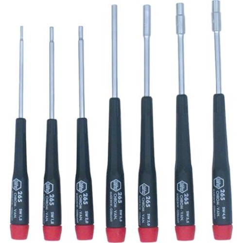 WIHA 26592 Precision Metric Nut Driver 7 Pc.Set
