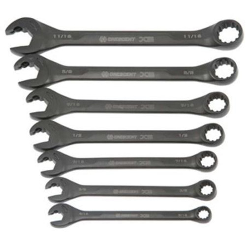 CRESCENT CX6RWS7 7 Pc.X6 SAE Open End Ratcheting Wrench Set