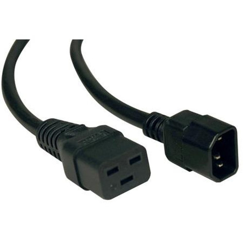 TRIPP P047-004 LITE 4' HD Power Cord, C19 to C14, 3x14AWG 100-250V 15A