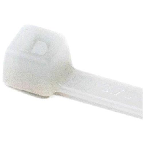 HELLERMANNTYTON T18L9M4 Standard Cable Tie, 8" Long, 18lb Tensile Strength, PA66, Natural, 1000/pkg