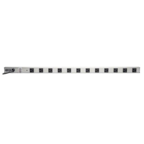 6' PS361206 12-Outlet Vertical Power Strip, 120V 15A 5-15P