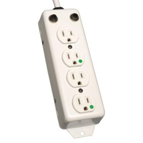 2' PS-402-HG-OEM Medical Power Strip with 4 15A Hospital Outlets