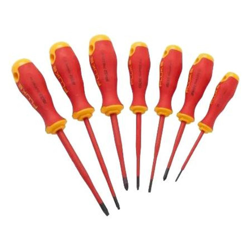 FLUKE IKSC7 Insulated 7 Unit Screwdriver Kit, 1000 V