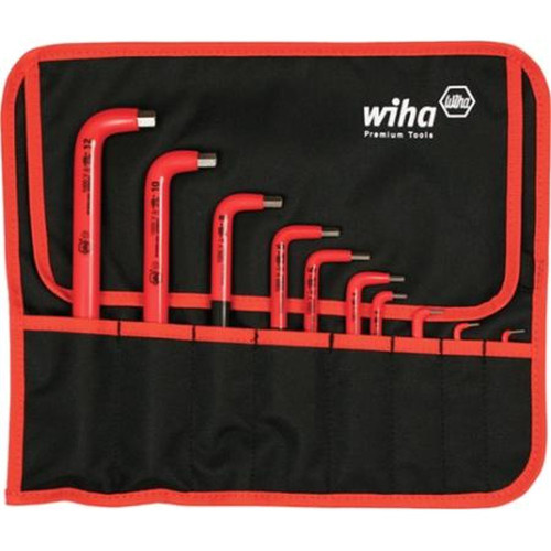 WIHA 13693 Insulated Hex Metric 10 Pc.L-Key Set