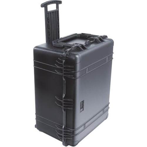 PELICAN 1630 BLACK 1630 Wheeled Protector Case with Foam.Water Tight & Airtight to 30' W/neoprene O-Ring Seal Inside Dims: 27.70" X 20.98" X 15.50"