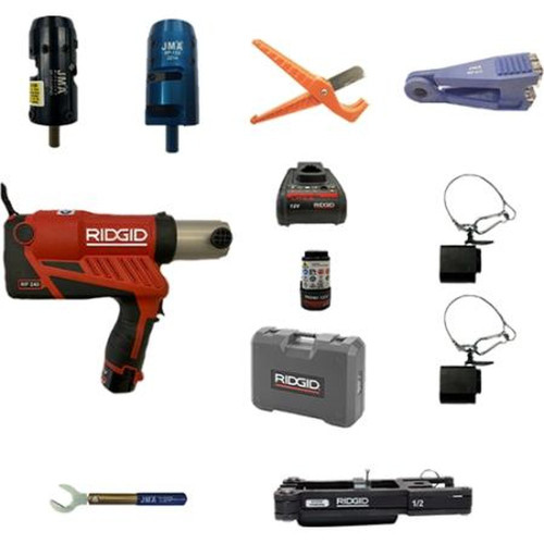 JMA KIT-CC-1/2 Compression Kit for 1/2" CC Connectors.Includes Crimp Frame, Cable Cutter, Prep Tool, and Other Necessary Tools for Connectors