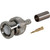 RF RFB-1106-2 INDUSTRIES BNC Male Connector for RG58/U, RG58A/U, RG141 and Ultralink Cable.Nickle Plated Body, Gold Pin.Crimp Center Pin, Crimp on