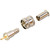 RF RFU-600-1 INDUSTRIES Mini-UHF Male Connector for RG58/U, RG58A/U, RG141 and Ultralink Cable.Nickle Body, Gold Pin.AMP Style, Pin in Body