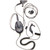 Motorola NTN1663 Commport Ear Microphone System with Ring Push-To-Talk