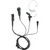 Motorola PMLN6754A 3-wire Black Surveillance Earpiece
