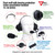 Dual Muff with Dynamic Microphone for ICOM ICF11/14/3021//3013/3103/3003, IC-F1000/2000, is Attached with Screws to the Radio