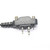 Dual Muff with Dynamic Microphone for ICOM ICF11/14/3021//3013/3103/3003, IC-F1000/2000, is Attached with Screws to the Radio