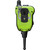 Motorola PMMN4154B XVE500 Remote Speaker Microphone in High Impact Green With Channel Knob