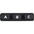 Motorola RA0293900 3-Key Rubber Knob