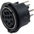 Icom 6510023060 Multi-Pin Panel Mount Connector TCS7186-01-201 for RC-25 Remote Control