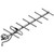 COMPROD 430-70-B*3 450-470 Mhz Yagi Antenna.7 Element.1.5:1 Vswr.200 Watts.N Male.Black Anodized