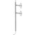COMPROD 776-70-TM40-1/4 UHF 406-512MHz Dual EXP Dipole Top Mount Dual Antenna 5.0 ‚  5.5 Dbd 40 Db Isolation Between Antennas Top Mount 1/4 Wave
