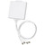 L-COM HG245808DP-4RTP36 2.4/4.9-5.8 Ghz Four Element Dual Polarized Flat Panel Antenna- (4) Reverse Polarity TNC Plug Connectors 36" Pigtail Length