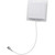 L-COM HG2409PCR-SM 2.4 Ghz 8 Dbi RH Circular Polarized Patch Antenna, 4ft SMA Male Connector