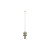 TE FG2170 216-221 Mhz Unity Gain Antenna Enclosed in Fiberglass Radome with an Gold Anodized Support Pipe.N Female Term.Order 65724 or 69293 Clamp