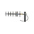 PCTEL BGYD890K BLUEWAVE 890-960 Mhz, 10 Dbd Gain Yagi Antenna.7 Element, 250 Watts N Female Connector with 2 Ft.Pigtail.Includes Mounting Hardware